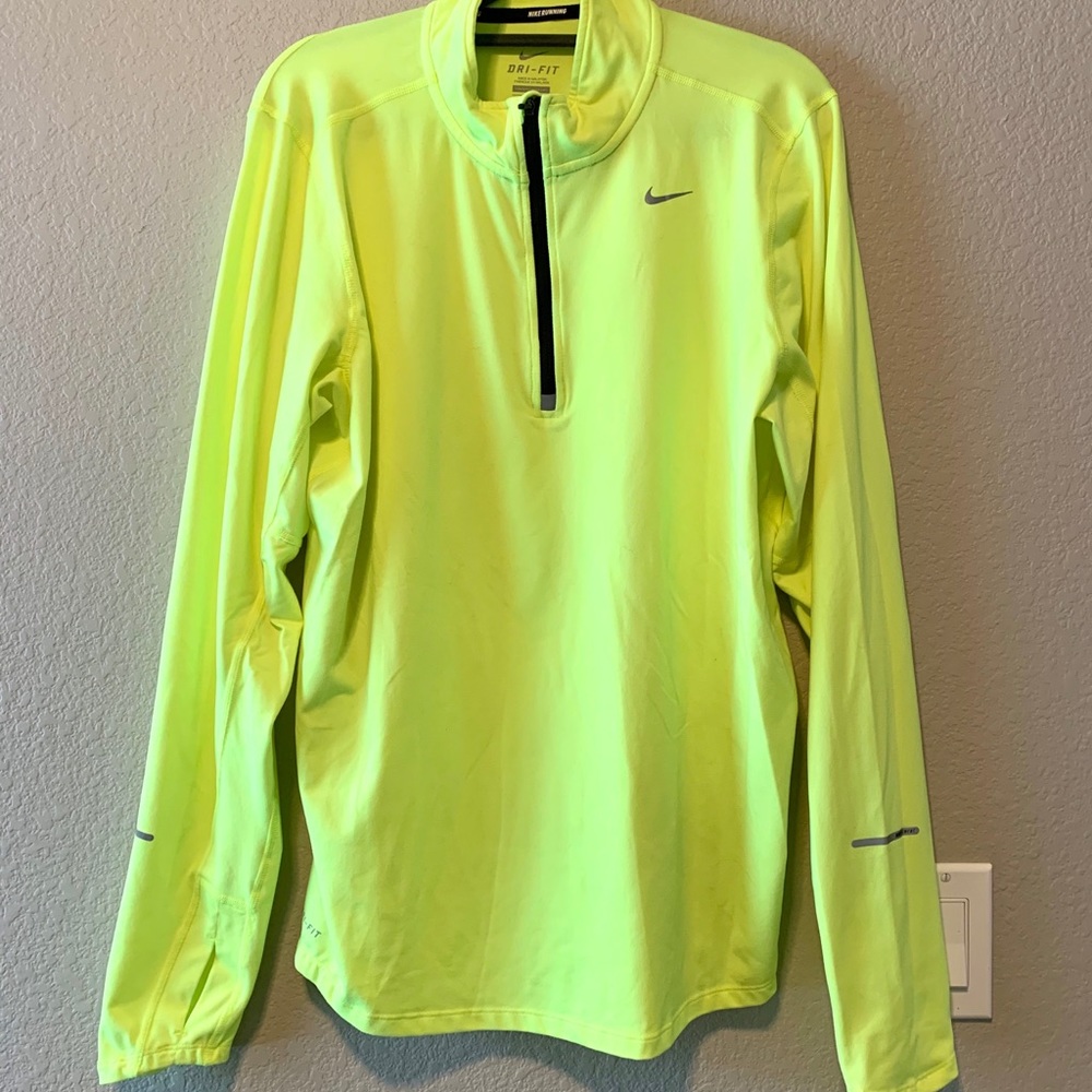 Neon Yellow Nike long Sleeve
